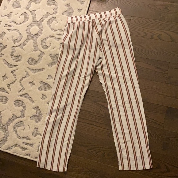 Topshop | Striped Drawstring Waist Casual Pants and Top - Picture 10 of 16